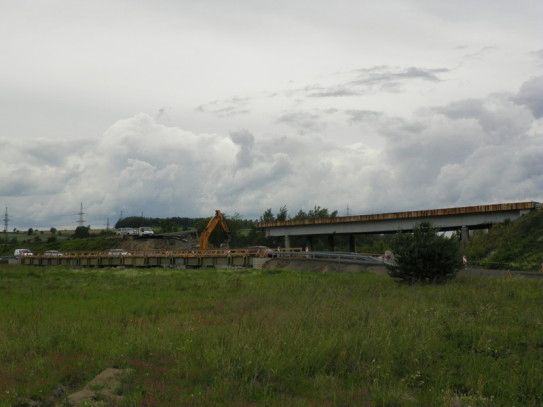 Chełmek - Most na Przemszy - budowa nowego mostu